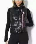 ralph lauren veste mode 2019U sans manches skinny slim femmes big polo impression noir